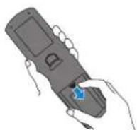 TOSHIBA TLP-SX3500 - Loading Batteries - 1