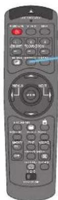 Control panel of a remote device with Chinese labels and function buttons