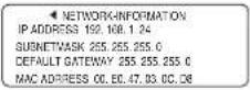TOSHIBA TLP-SX3500 - NETWORK Menu - 7