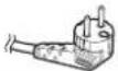 TOSHIBA TLP-SX3500 - POWER SUPPLY CORD SELECTION - 1