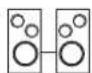 TOSHIBA TLP-SX3500 - Connecting to a speaker (with amplifier) - 1