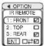 TOSHIBA TLP-SX3500 - OPTION Menu - 1