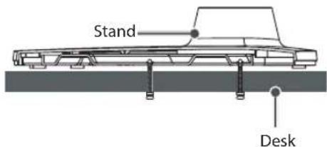 LG 43LV340H - Attaching the TV to a desk - 4