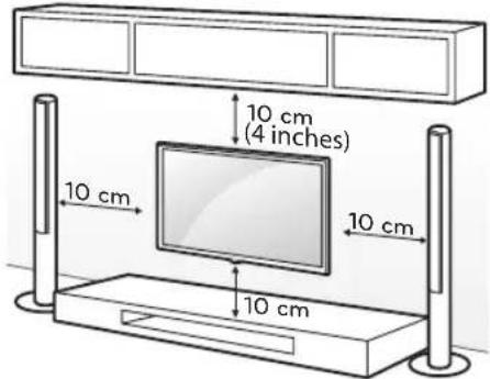 LG 43LV340H - Mounting on a Wall - 1