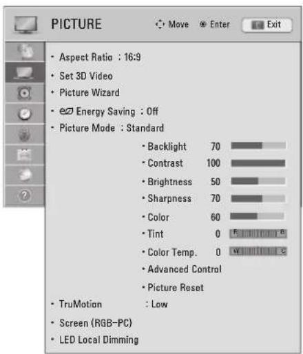 LG 55LW7700 - PICTURE Settings - 1