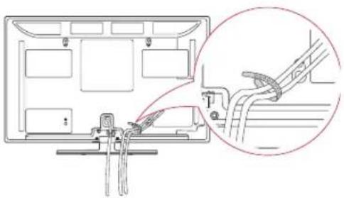 LG 55LW7700 - Tidying cables - 2