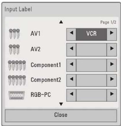 LG 55LW7700 - Adding an Input label - 1