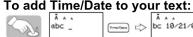 BROTHER P-touch PT-6100 - Time/Date Function - 1