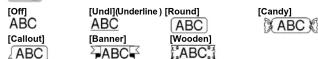 BROTHER P-touch PT-6100 - [Underline/Frame] - 1