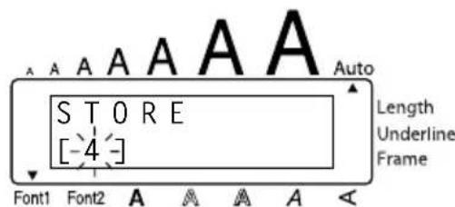 A A A A A A S T O R E [-4-] Font1 Font2 A A A A A Auto Length Underline Frame