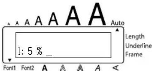 A A A A A A Auto Length Underline Frame 1: 5 % _ Font1 Font2 A A A A A <