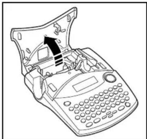 BROTHER P-touch PT-1910 - To change the tape cassette: - 1