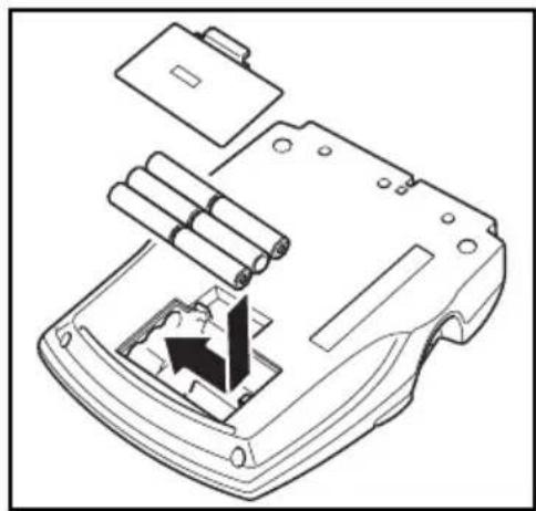 BROTHER P-touch PT-1910 - To change the batteries: - 2