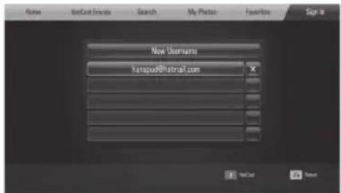 LG LHB335 - Signing in with your account - 2
