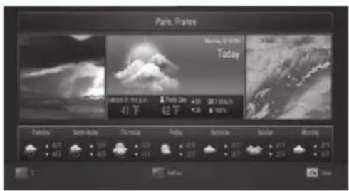 LG LHB335 - Viewing weather information - 3