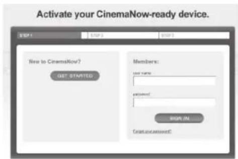 LG LHB335 - Activating your player - 1