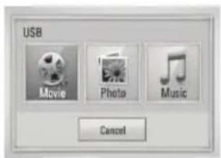 LG LHB335 - USB device connection - 2