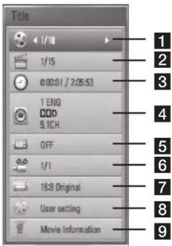 LG LHB335 - Displaying content information on-screen - 1