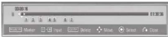 LG LHB335 - To delete a Marker - 1