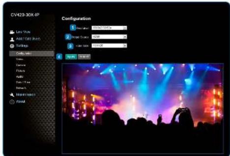 MARSHALL CV420-30X-IP - Login Screen - 4