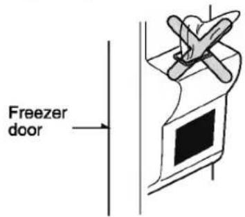 LG GR-P207EQ - Be careful that food is not block the ice passage. - 1