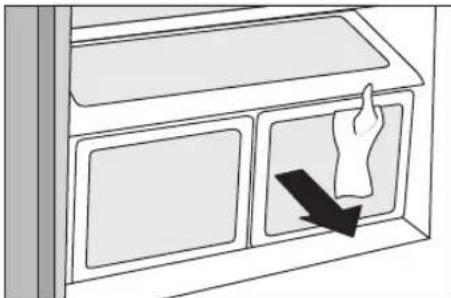 LG GM-T563UQTC - Removing the Vegetable Drawer - 1