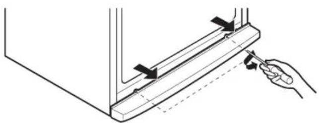 LG GM-T563UQTC - To remove the Base Grille: - 1