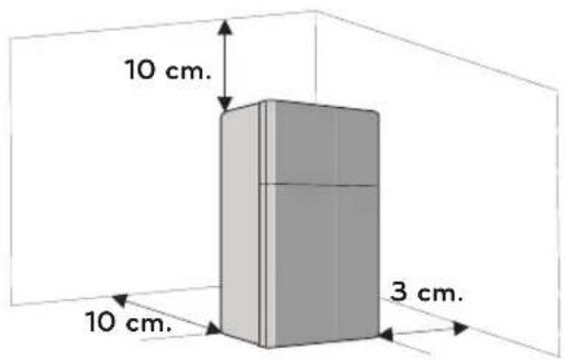 LG GM-T563UQTC - A PROPER DISTANCE FROM ADJACENT ITEMS - 1
