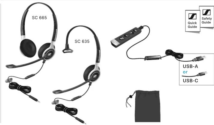 SC 665 SC 635 Quick Guide Safety Guide USB-A or USB-C