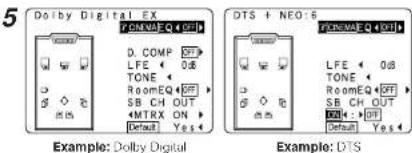 DENON RC-1043 - Press [DIRECT/STEREO] to select "STEREO". - 2