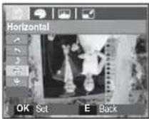 SAMSUNG SL201 - E (Effect) button : Rotating an image - 5