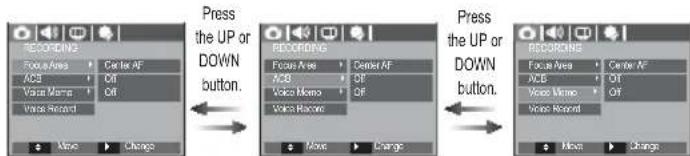 SAMSUNG SL201 - How to use the menu - 2