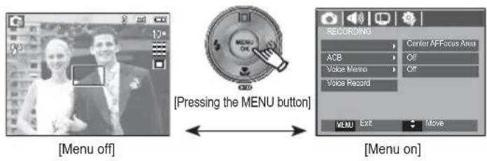 SAMSUNG SL201 - ■ MENU button - 1