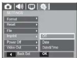 SAMSUNG SL201 - Imprinting the recording date - 1