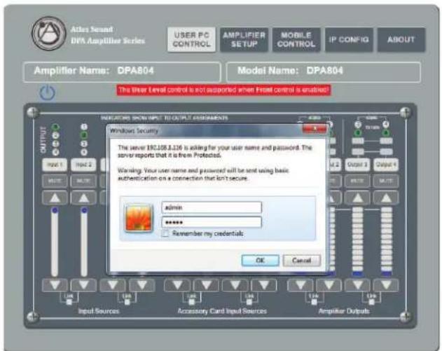 Atlas Sound DPA804 - Password Login - 1