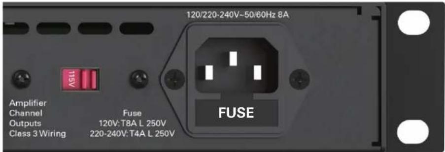 Atlas Sound DPA804 - 110V - 120V and 220V - 240V Operation - 1
