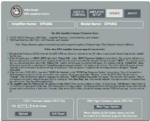 Atlas Sound DPA804 - Identifying the Firmware Version - 3