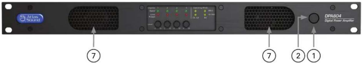 Atlas Sound DPA404 - Front Panel - 1