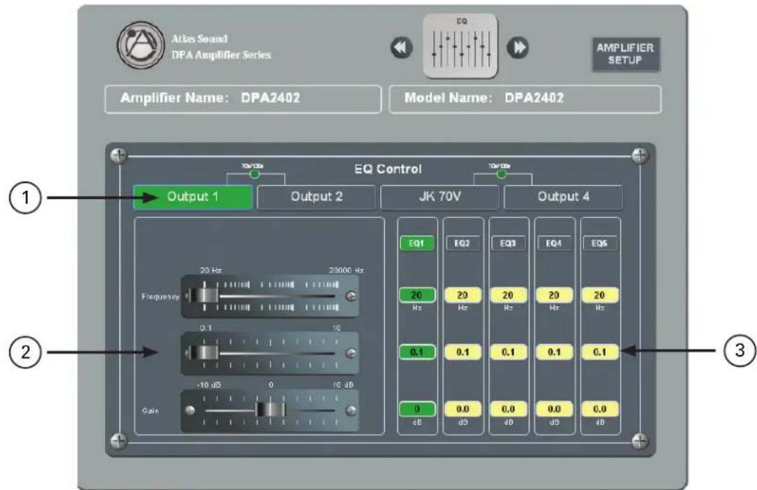 Atlas Sound DPA1202 - Output EQ Page - 1