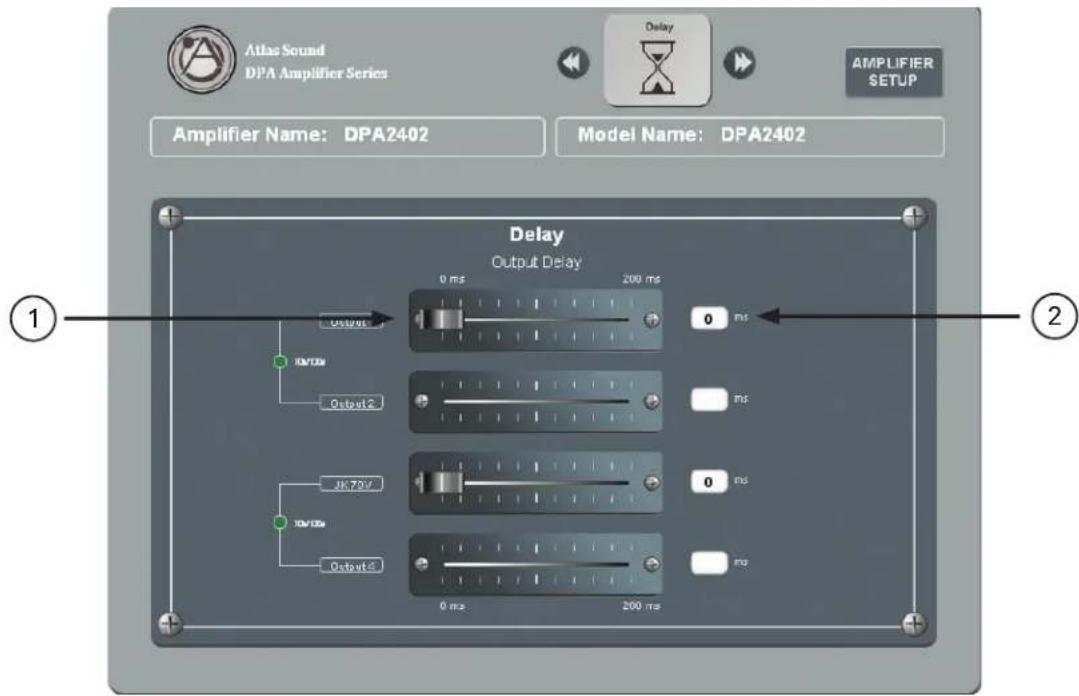Atlas Sound DPA1202 - Output Delay Page - 1