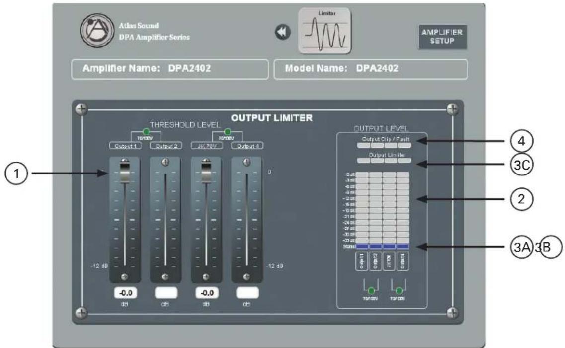 Atlas Sound DPA1202 - Output Limiter Page - 1