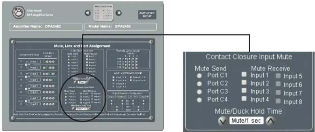 Atlas Sound DPA1202 - Input Mute Assignment - 1