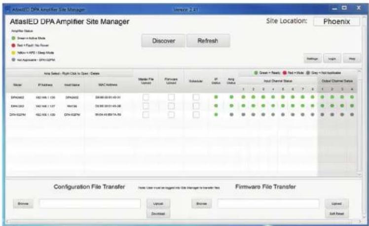 Atlas Sound DPA1202 - AtlasIED DPA Site Manager Software - 2