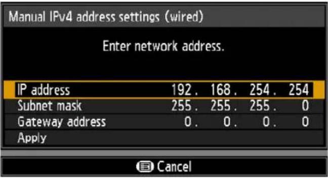 CANON REALiS 4K5020Z - Detailed settings (wired) - 3