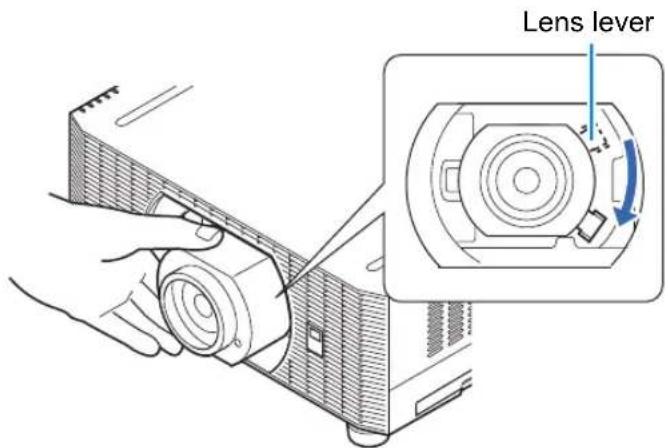 Lens lever