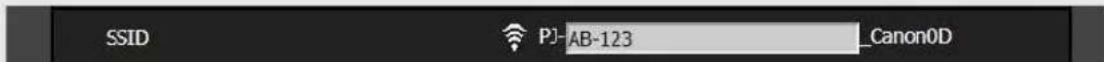 SSID PJ-AB-123 Canon0D