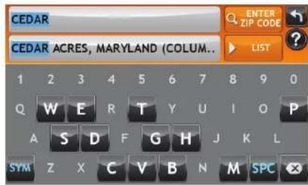 CEDAR CEDAR ACRES, MARYLAND (COLUM.. 1 2 3 4 5 6 7 8 9 0 Q W E R T Y U I O P A S D F G H J K L SYM Z X C V B N M SPC