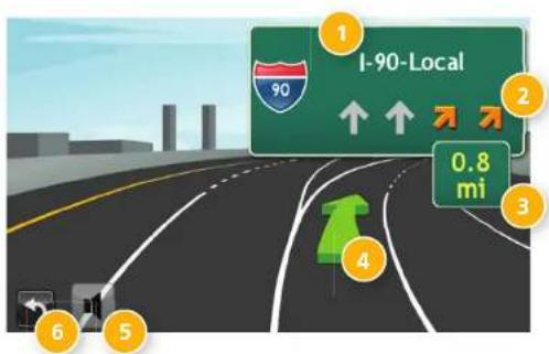 I-90-Local 90 0.8 mi 1 2 3 4 5 6