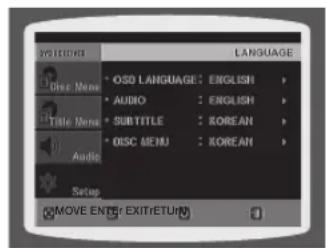 SAMSUNG HT-X710T - SETTING THE IANGUAGE - 3