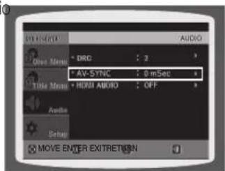 SAMSUNG HT-X710T - SETTING THE AV SYNC - 1